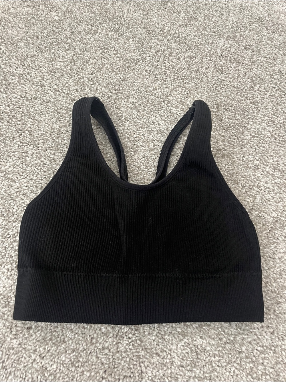 Black Sports Bra